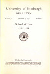 Pitt Law Bulletin 1935-1936