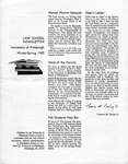 Law School Newsletter Winter 1965 by University of Pittsburgh School of Law