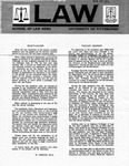 School of Law News November 1969 by University of Pittsburgh School of Law