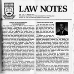 Law Notes Vol. 2 No. 1 Fall 1974