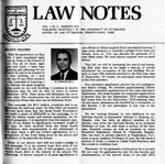 Law Notes Vol. 1 No. 4 Summer 1974