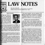 Law Notes Vol. 3 No. 1 Fall 1975