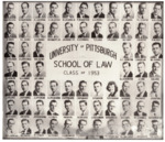 Class of 1953 Yearbook Page by University of Pittsburgh School of Law