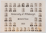 Class of 1959 Yearbook Page by University of Pittsburgh School of Law