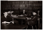 Studying in the law library by University of Pittsburgh School of Law