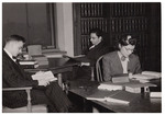 Students studying in the law library by University of Pittsburgh School of Law