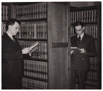Students reading in the law library by University of Pittsburgh School of Law
