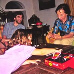 Roz and family playing games by Harry LItman